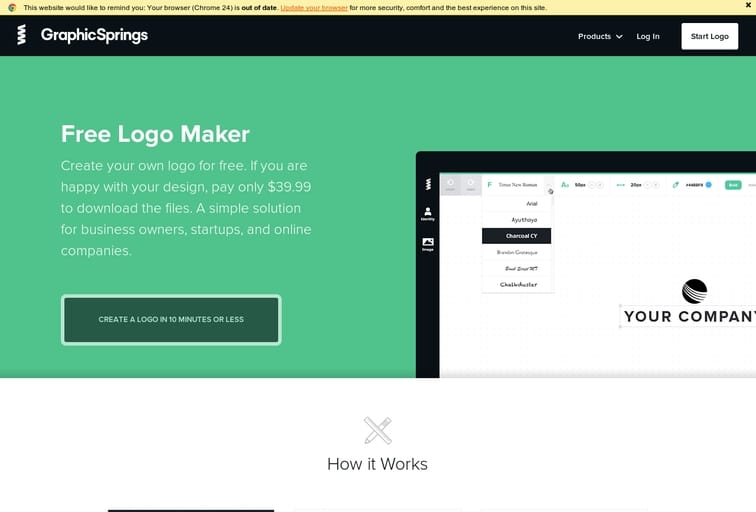 Các trang web thiết kế logo miễn phí tốt nhất 2020 5