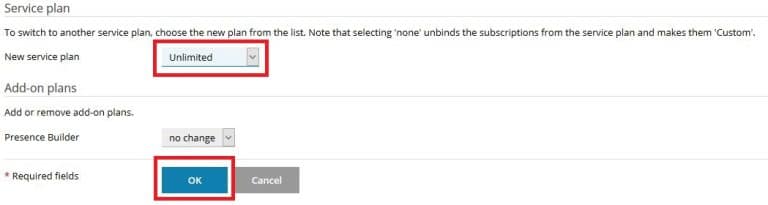 Hướng dẫn đổi gói cho hosting windows